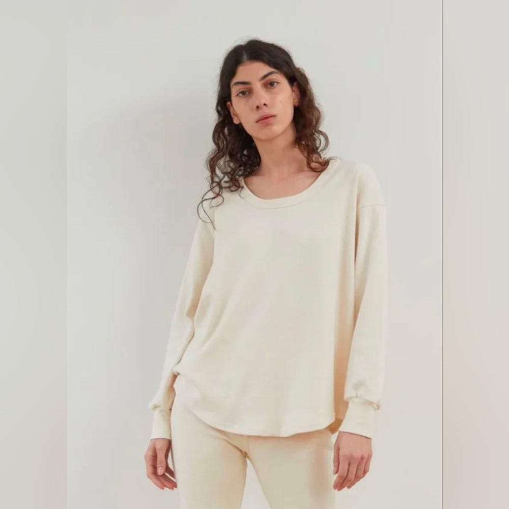 WOL HIDE Scoop Neck Thermal - Natural Size Medium